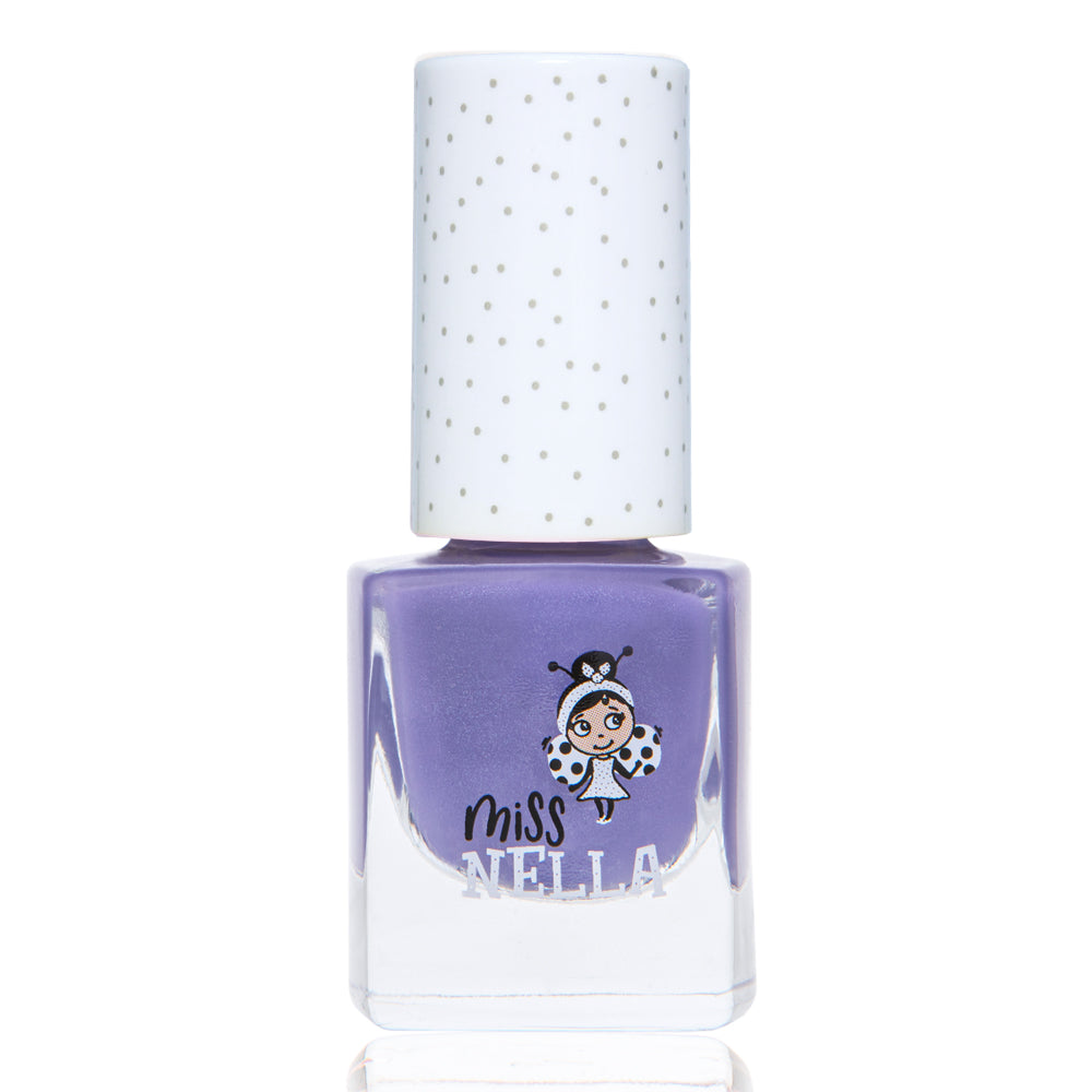 Miss Nella - Sweet Lavender: Abziehbarer Nagellack in tiefem Violett