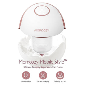 Momcozy M6 Double Breast Pump - White-Breast Pumps-White- | Natural Baby Shower