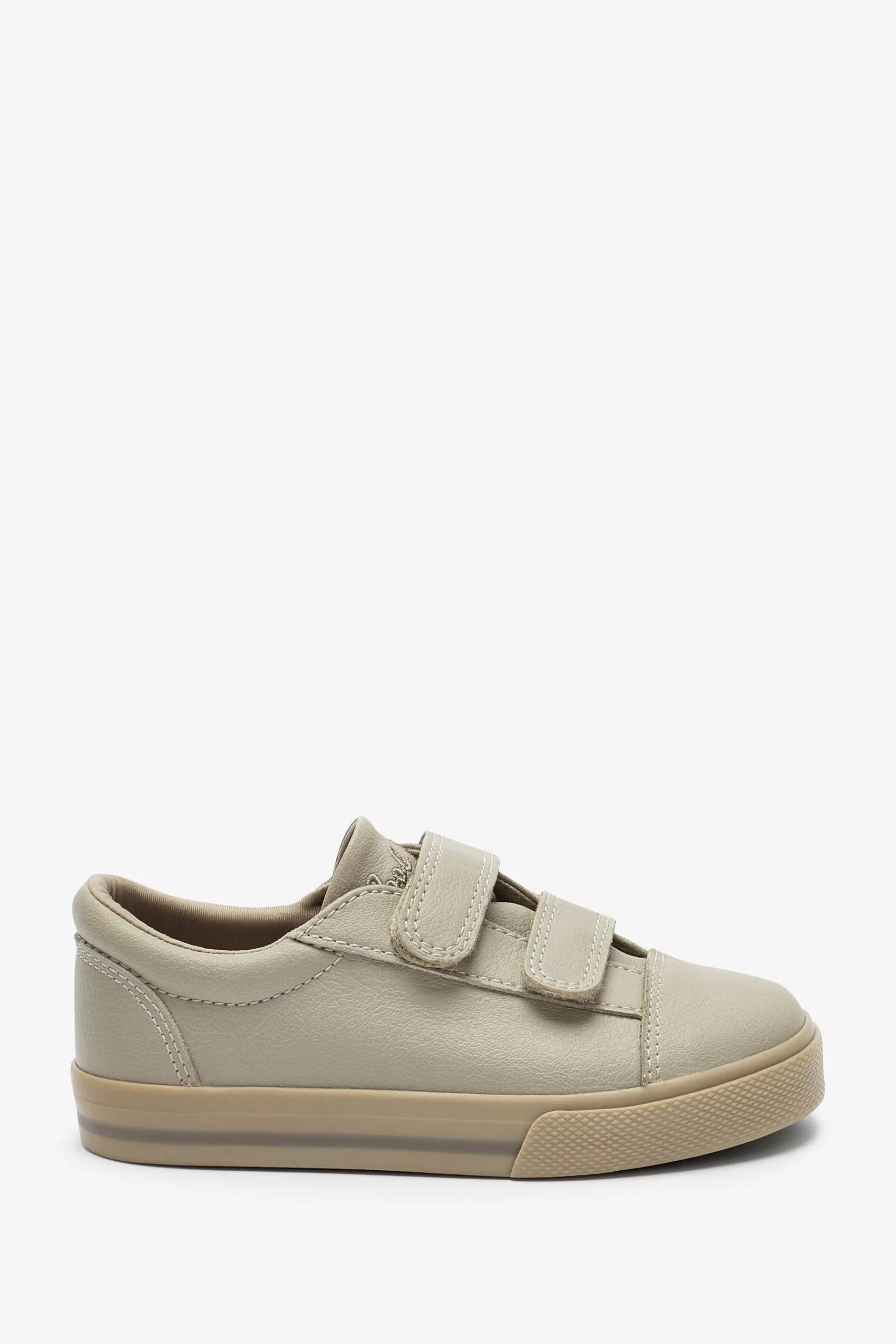 Weiter – Graue, bequeme Sportschuhe mit Klettverschluss – 20,5 