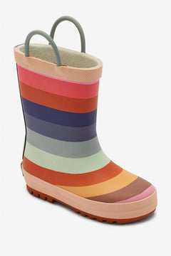 Weiter – Weiche Regenbogen-Winter- und Regenstiefel für Mädchen – 25,5 