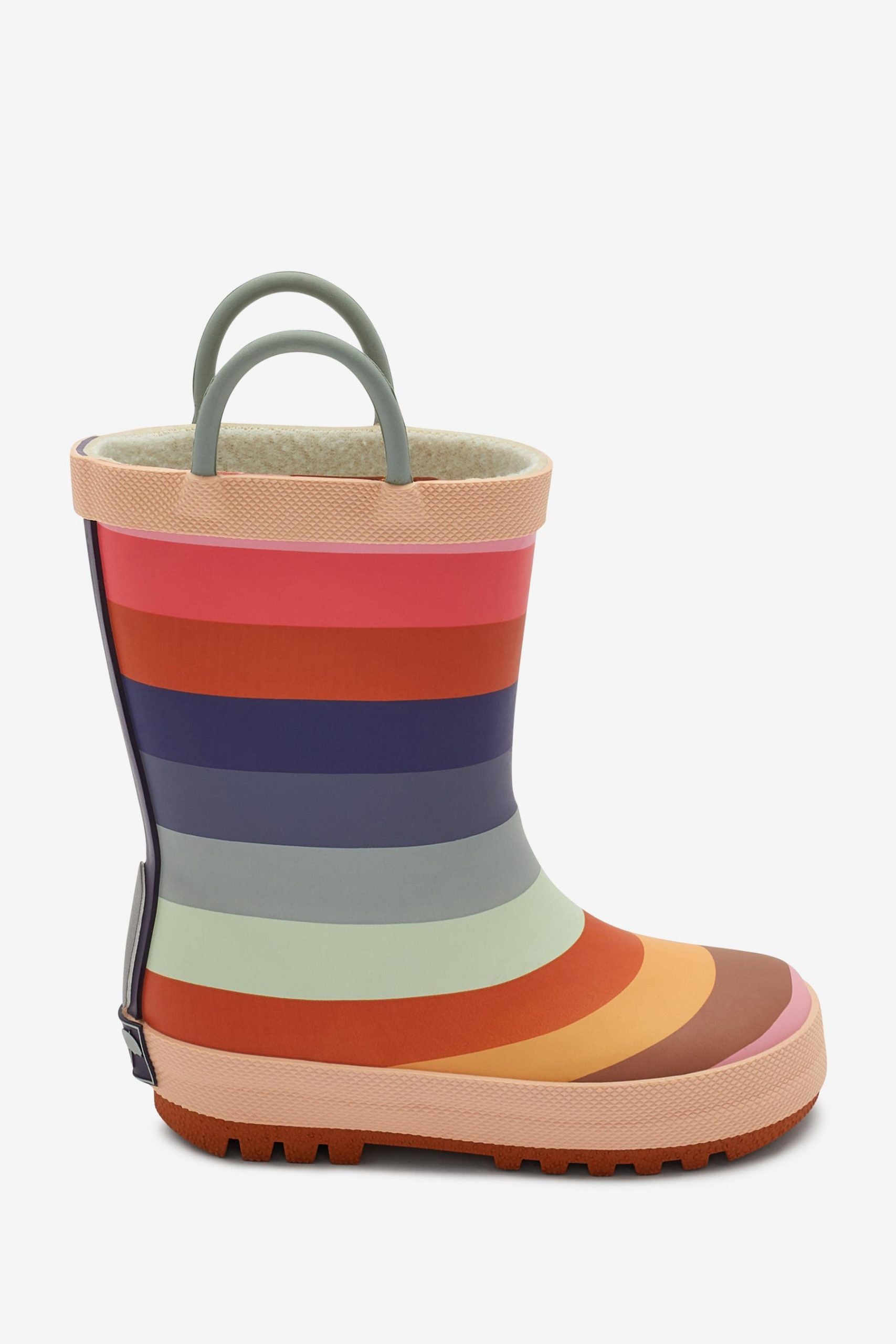 Weiter – Weiche Regenbogen-Winter- und Regenstiefel für Mädchen – 25,5 