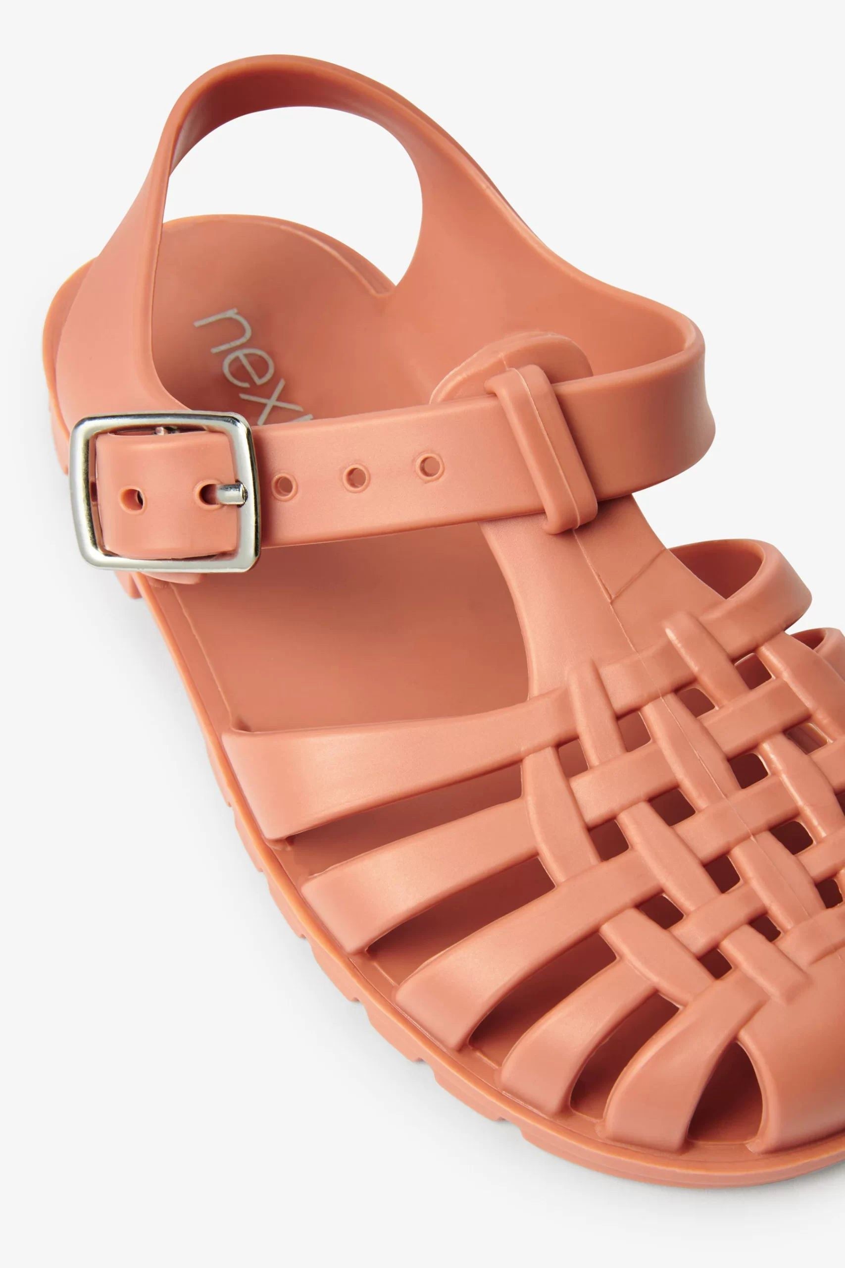 Als nächstes – Jelly Jelly Hellbraune Sandalen für Mädchen und Jungen – 25,5 