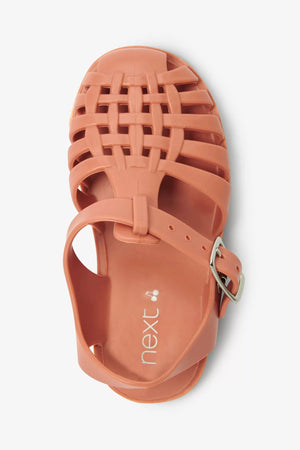 Weiter – Jelly Jelly Hellbraune Sandalen für Mädchen und Jungen – 26