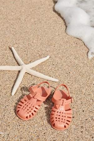 Weiter – Jelly Jelly Hellbraune Sandalen für Mädchen und Jungen – 28 