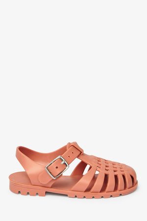 Als nächstes – Jelly Jelly Hellbraune Sandalen für Mädchen und Jungen – 30,5 