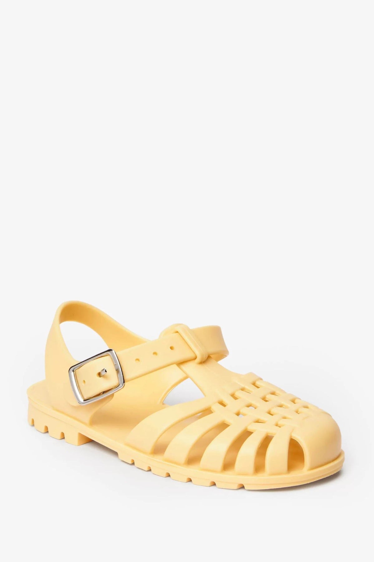 Weiter – Jelly Jelly Hellgelbe Sandalen für Mädchen und Jungen – 29 