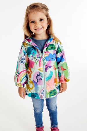 Weiter – nachhaltige Winterjacke und Regenmantel für Mädchen von Joyful – Alter 4–5 