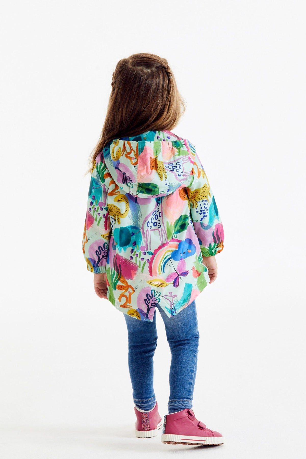 Weiter – nachhaltige Winterjacke und Regenmantel für Mädchen von Joyful – Alter 4–5 