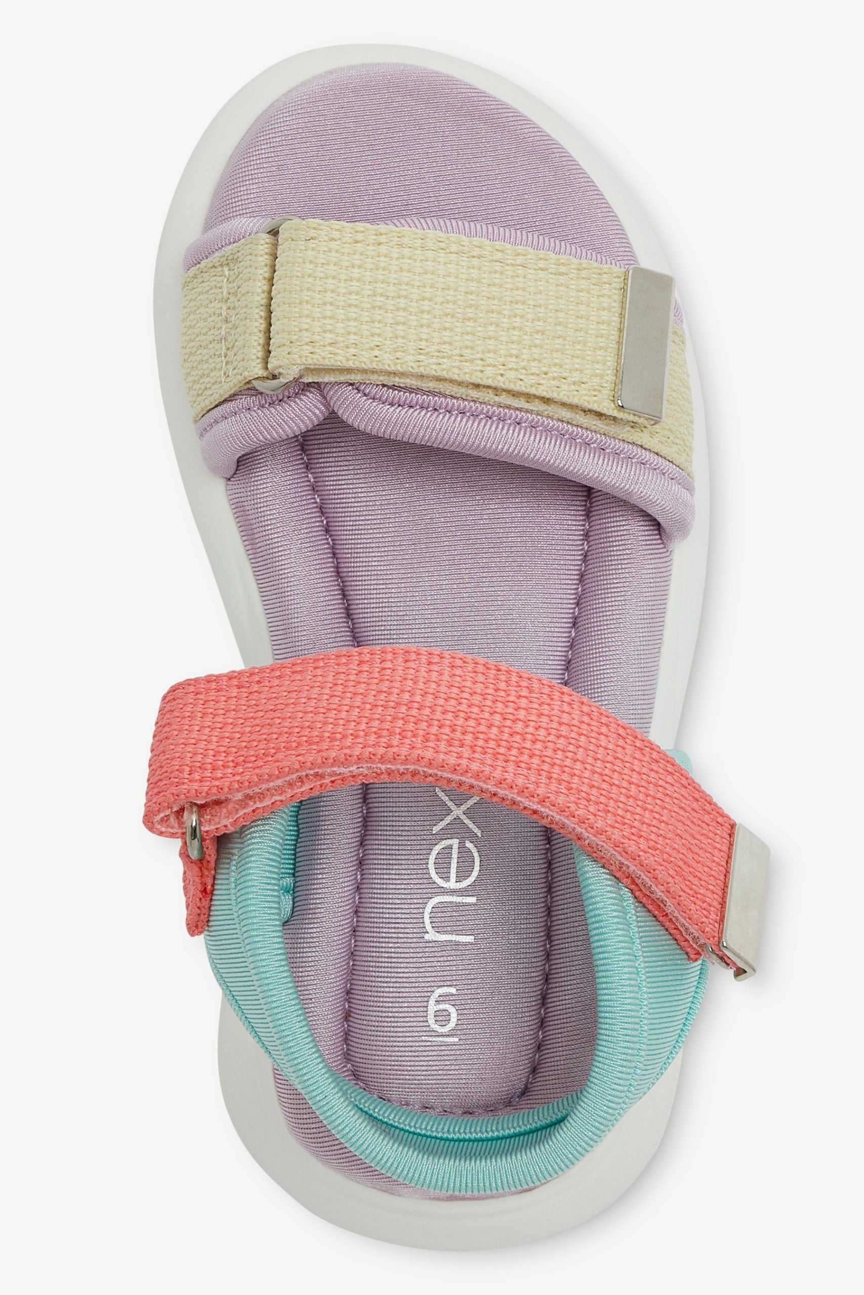Weiter – Einhorn-Fliederfarbene, bequeme Mädchensandalen – 25,5