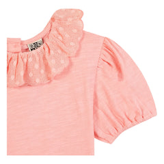 Bonton - Niris besticktes Poloshirt | Puderrosa