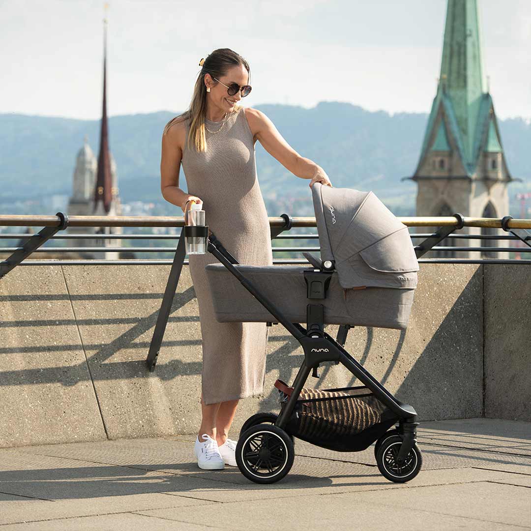 Nuna TRIV lx + ARRA Flex Travel System - Caviar-Travel Systems-Caviar- | Natural Baby Shower