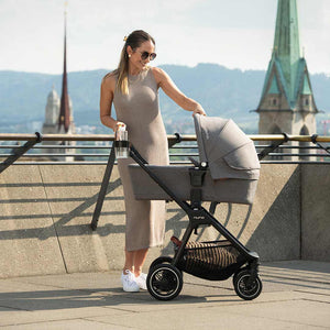 Nuna TRIV lx + ARRA Flex Travel System - Caviar-Travel Systems-Caviar- | Natural Baby Shower