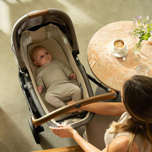 Nuna TRIV lx + ARRA Flex Travel System - Caviar-Travel Systems-Caviar- | Natural Baby Shower