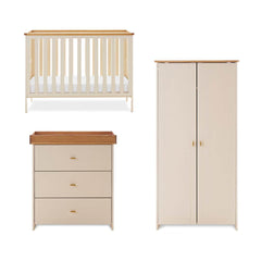 Obaby Evie Mini 3 Piece Room Set - Cashmere-Nursery Sets-Cashmere-No Mattress | Natural Baby Shower