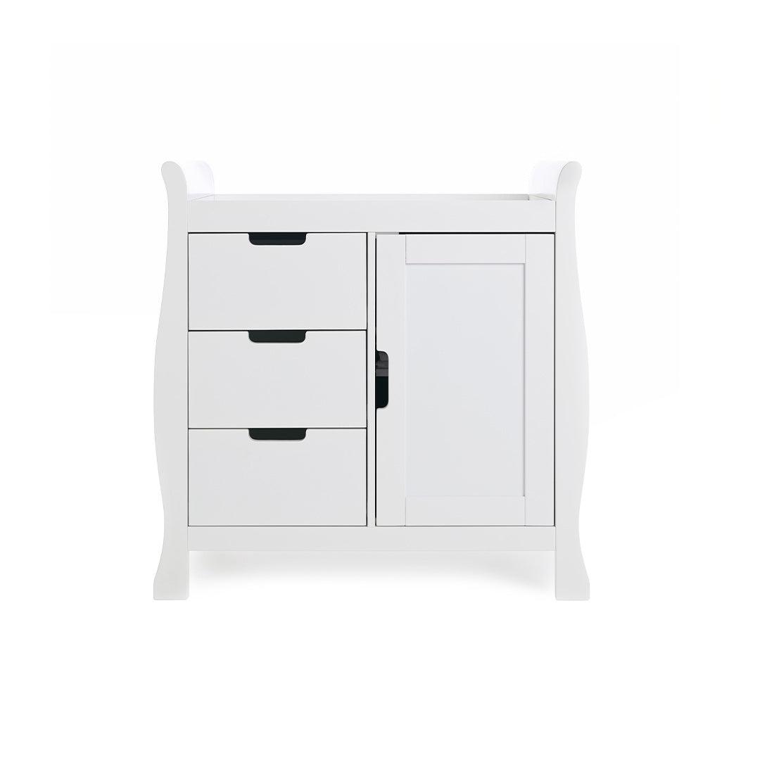 Obaby Stamford Luxe 3 Piece Room Set - White-Nursery Sets- | Natural Baby Shower