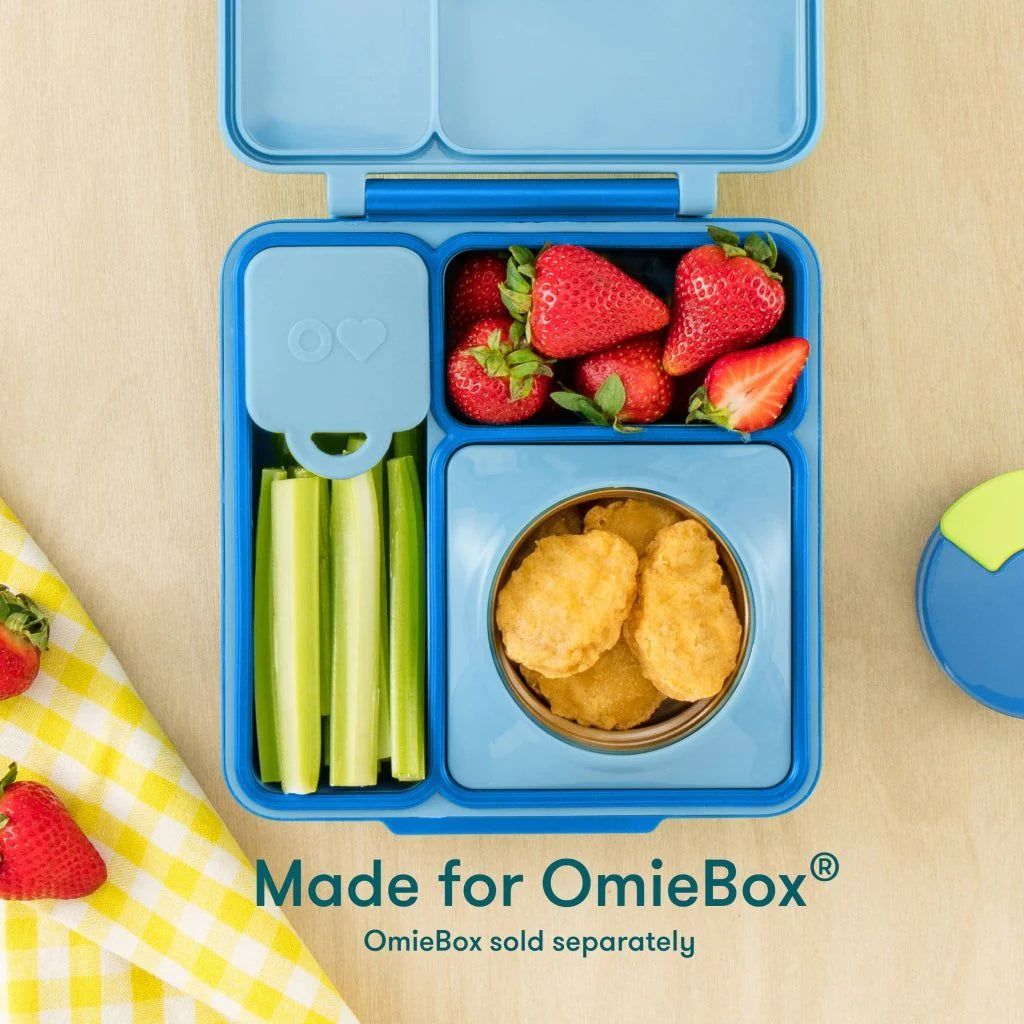 OmieBox Bento Box Innenfächer 2er-Set Rot und Gelb