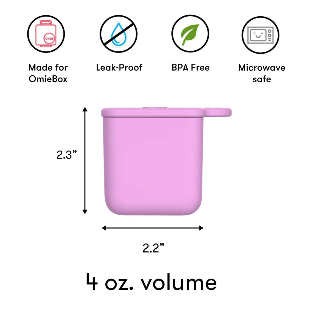 OmieBox Bento Box Innenfächer 2er-Set Rot und Gelb