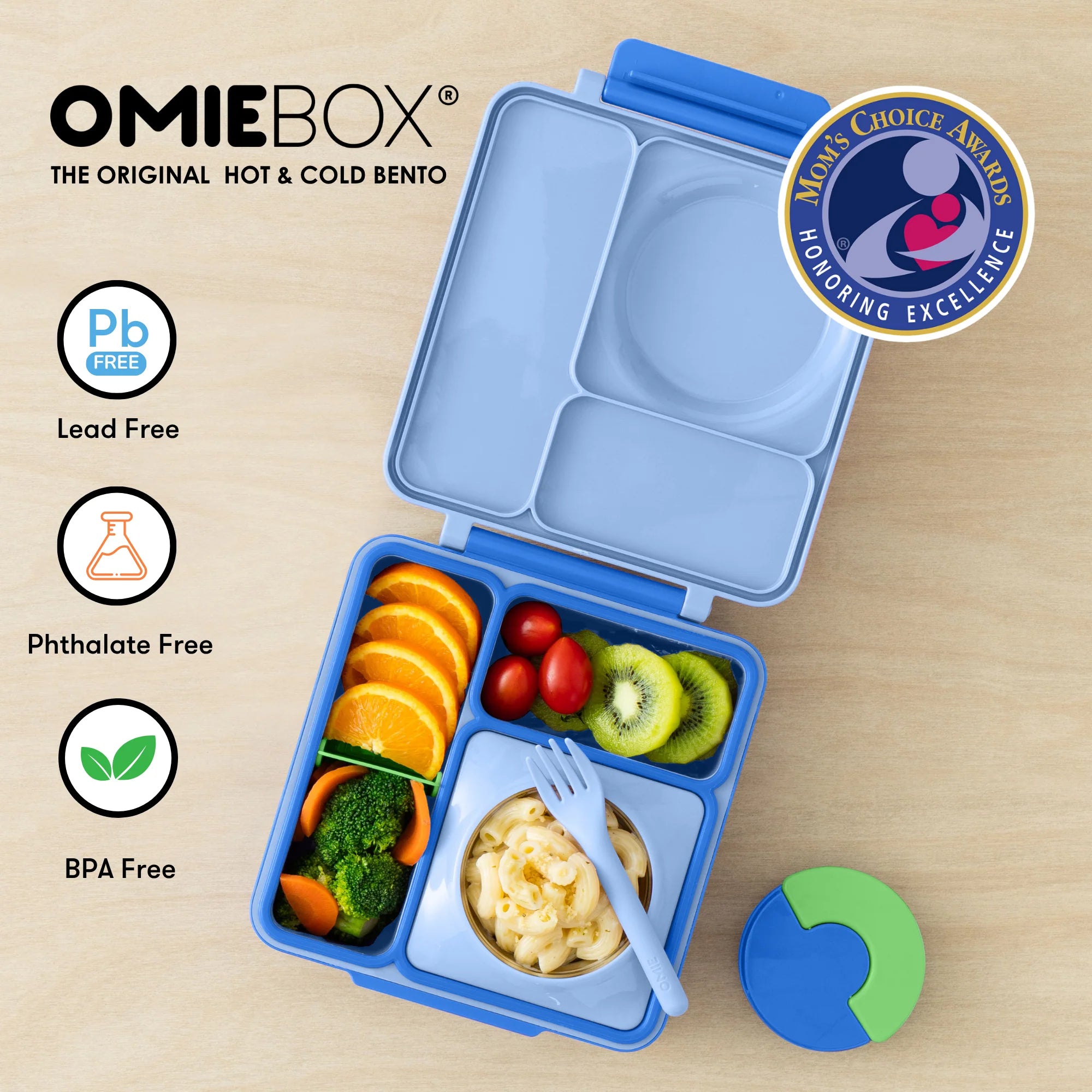 Omiebox - Isothermische Bento-Brotdose in Meerblau