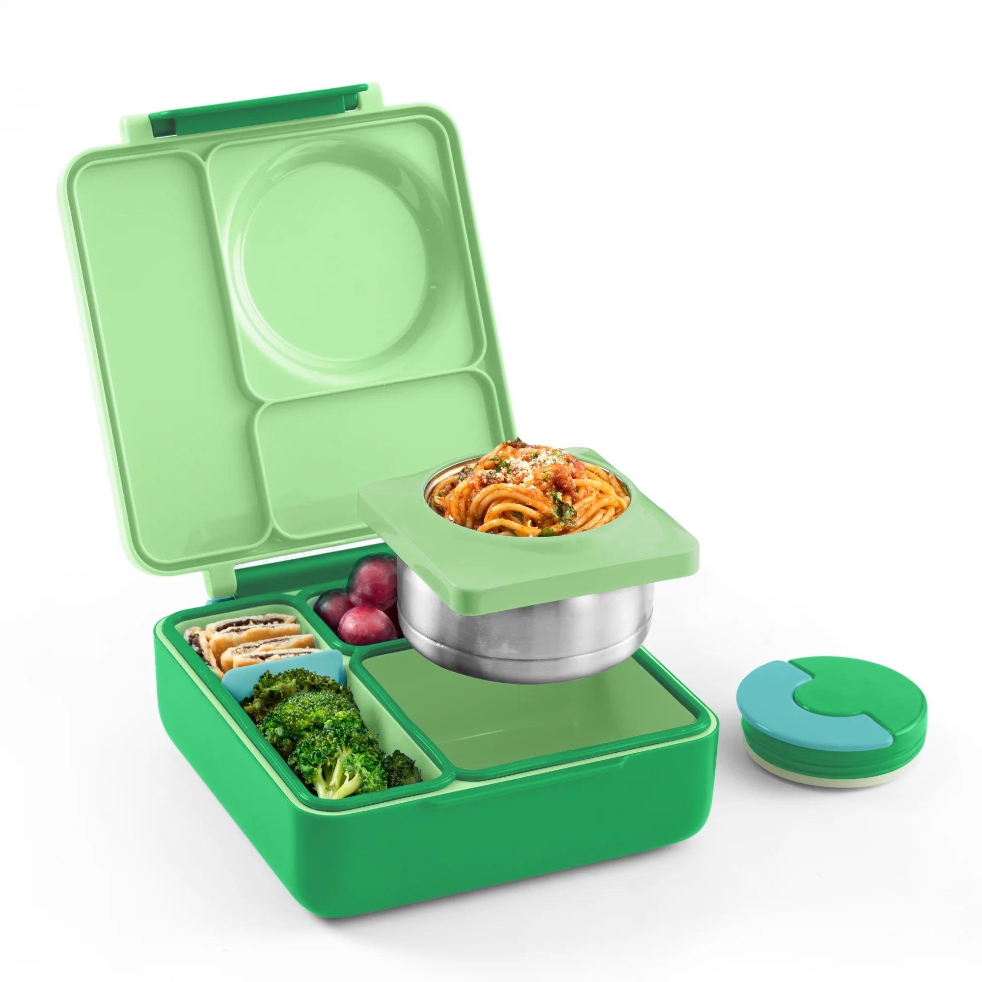 Omiebox - Wärmeisolierte Apfelgrüne Bento Essensbox