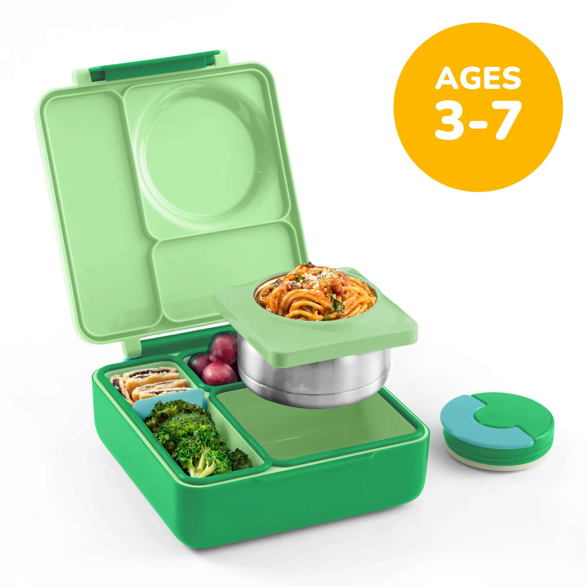 OmieBox - Isolierte Bento-Lunchbox in Apfelgrün