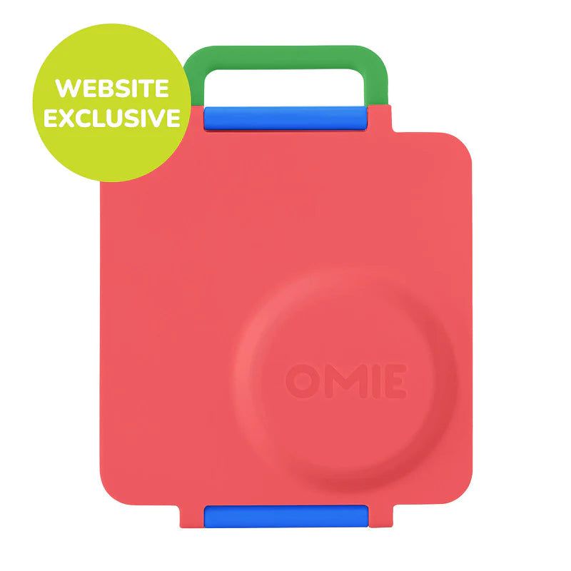 OmieBox Thermoisolierte rote Bento-Lunchbox