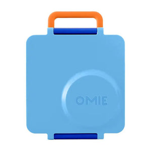 OmieBox - Isolierte blaue Bento-Lunchbox