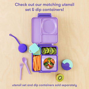 OmieBox Thermoisolierte lila Bento-Lunchbox