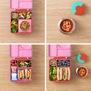 OmieBox - Isolierte Bento-Lunchbox, Pink