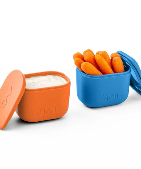 Omiebox - UP Bento Box Innenfach Behälter 2er Set Blau/Orange