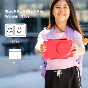 Omiebox - UP Isolierte 2. Generation Kirschrosa Bento Brotdose