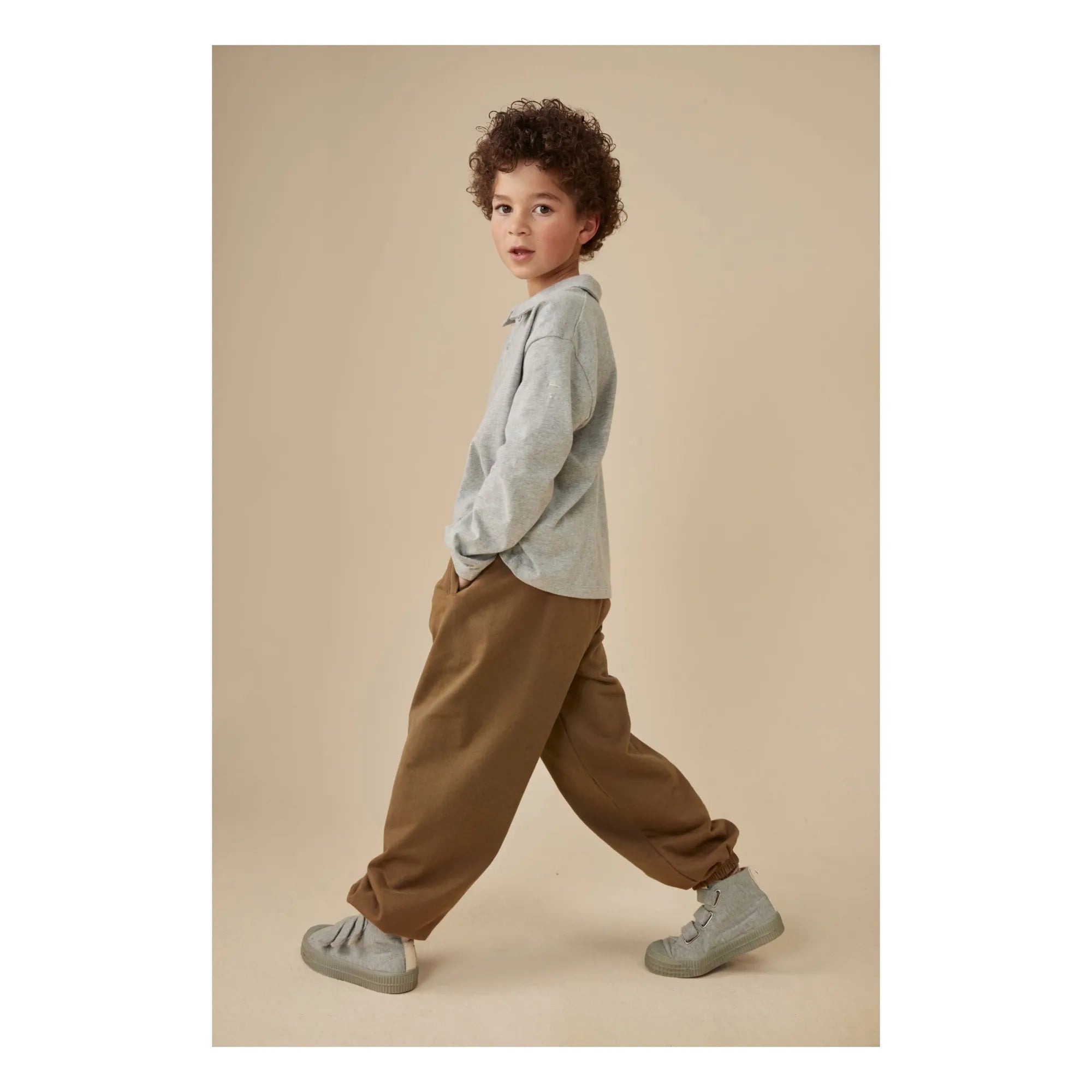 Gray Label – Jogginghose aus Bio-Baumwolle | Khakibraun