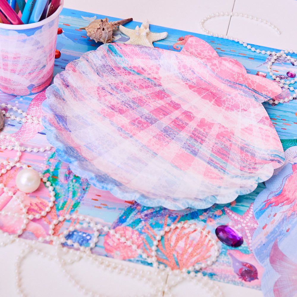 Party Pieces - Meerjungfrau 8er-Set Pappteller