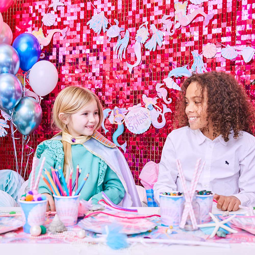 Partyteile – Meerjungfrau-Party-Hängedekorationen 