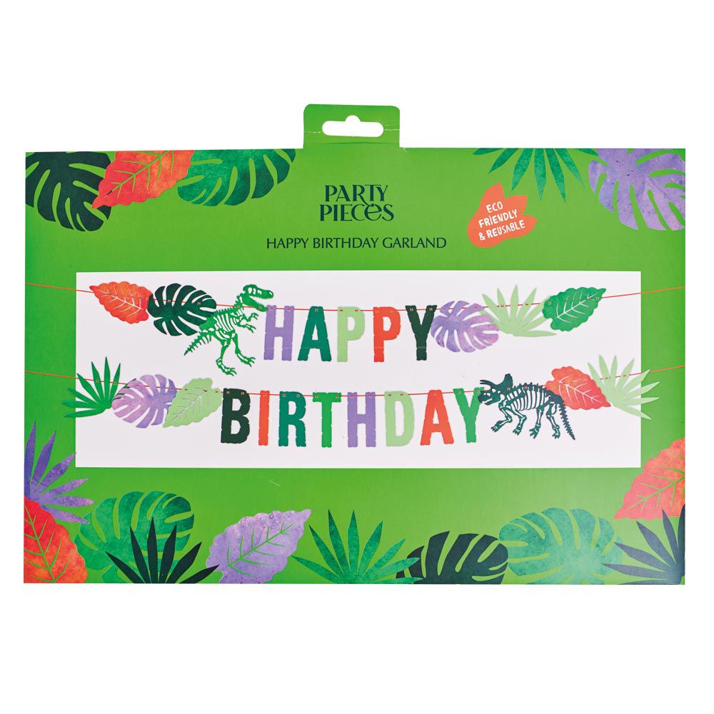 Party-Stücke – Explorer-Dino-Party-Happy-Birthday-Hängeornament 