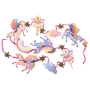 Party-Stücke – Einhorn-Hängeornamente, 3 Meter lang 