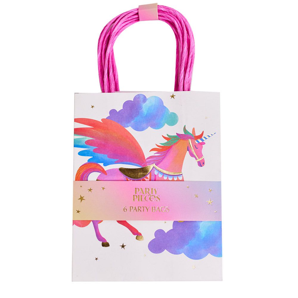 Party Pieces – Einhorn-Geschenktüte, 6-teilig 