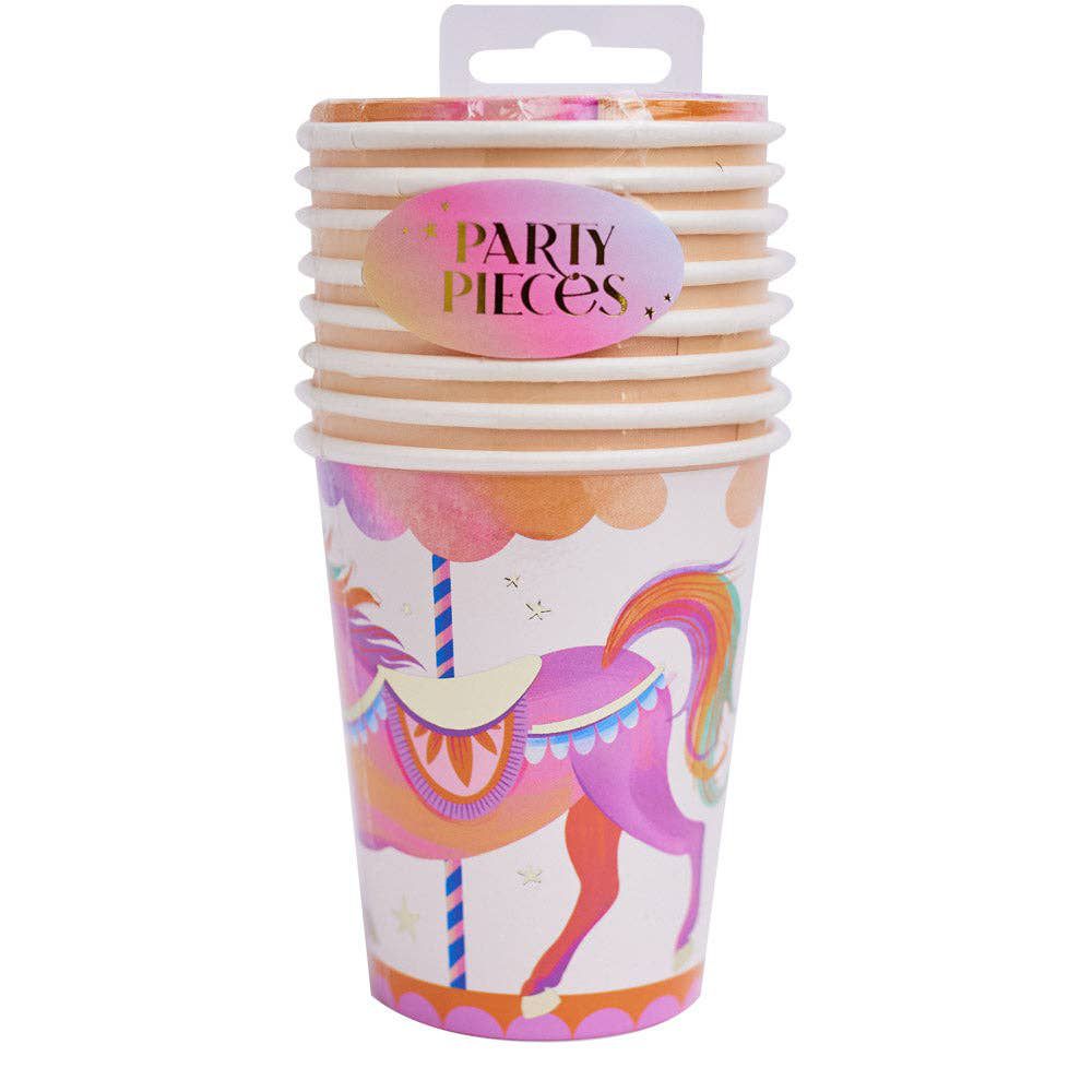 Party Pieces – Einhorn-Party-Pappbecher im 8er-Pack 