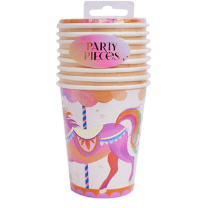 Party Pieces – Einhorn-Party-Pappbecher im 8er-Pack 