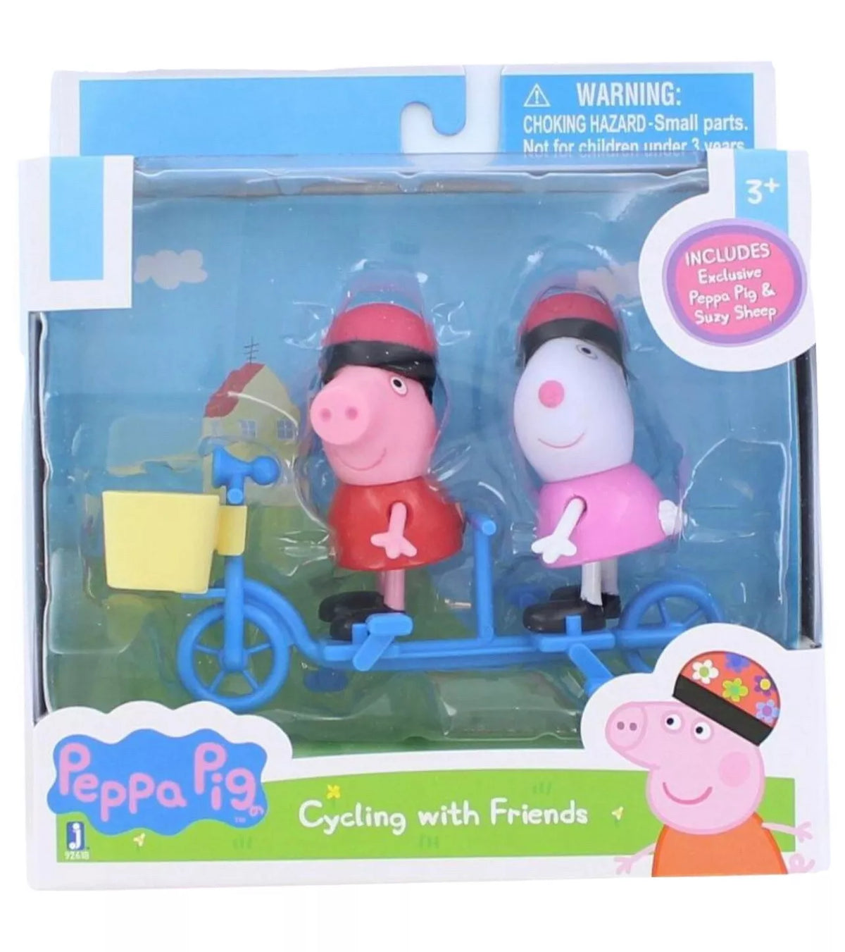 Peppa Pig – Spielfiguren-Set auf Fahrradausflug mit Freundin