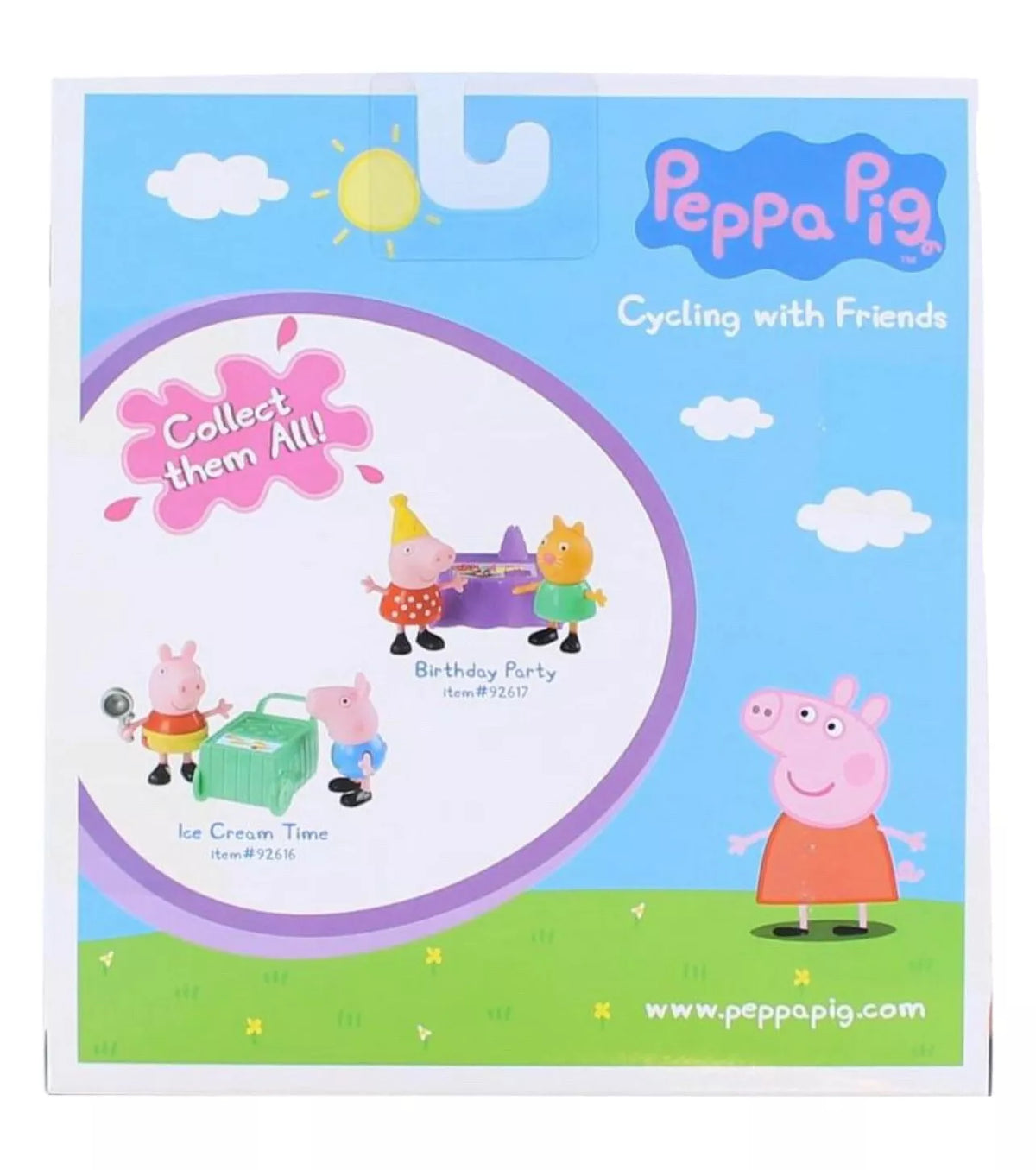 Peppa Pig – Spielfiguren-Set auf Fahrradausflug mit Freundin
