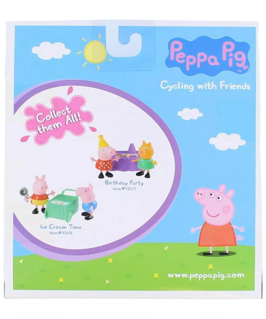 Peppa Pig - Arkadaşıyla Bisiklet Gezisinde Figür Oyuncak Seti