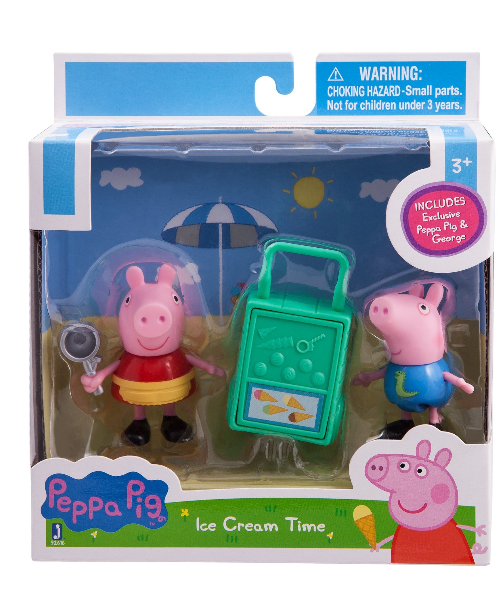 Peppa Pig - Dondurmacı Peppa ve Kardeşi George Figür Oyuncak Seti