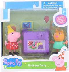 Peppa Wutz - Peppa & Candy Katze Geburtstagsparty Figuren Spielset