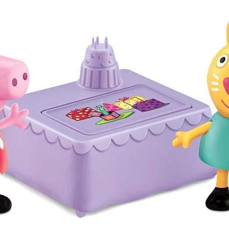 Peppa Pig - Peppa & Candy Kedi Doğum Günü Partisi Figür Oyuncak Seti