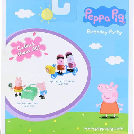 Peppa Pig - Peppa & Candy Kedi Doğum Günü Partisi Figür Oyuncak Seti