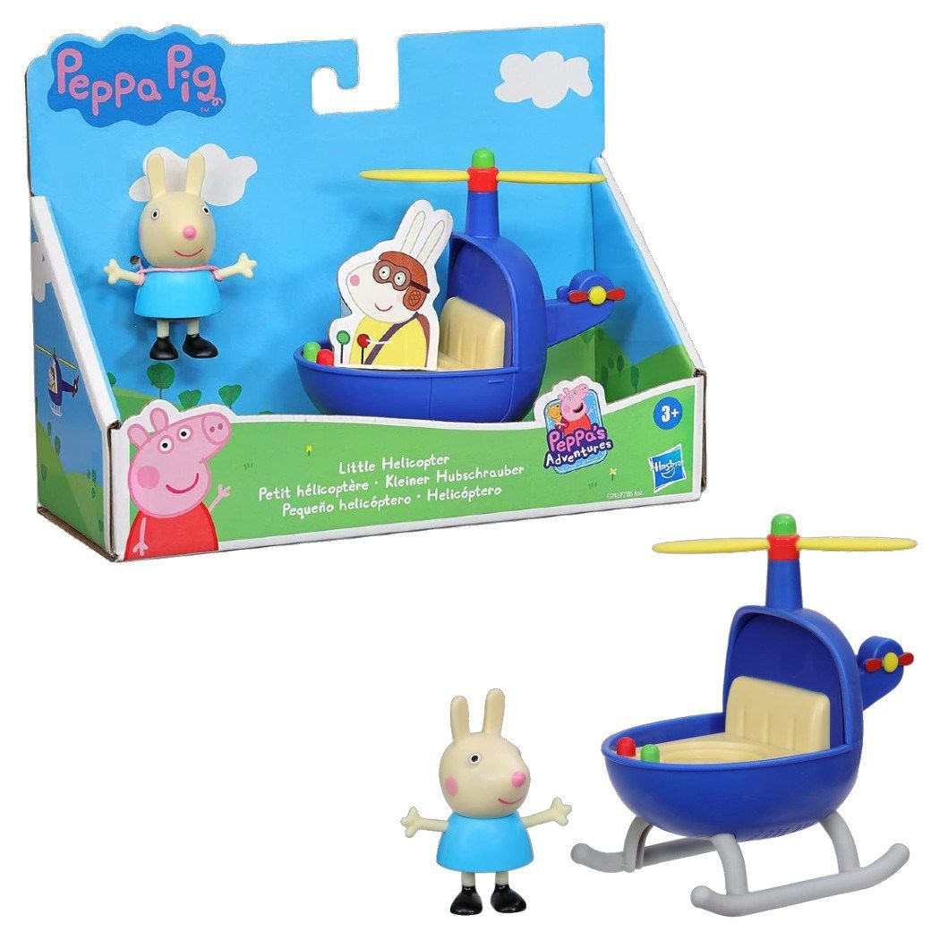 Peppa Pig – Mini-Helikopter-Spielzeugset mit einer Figur und einem Fahrzeug