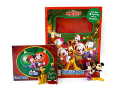 Phidal - Mickey und Freunde Weihnachtsspaß Aktivitäts- und Geschichtenbuch mit Spielfiguren (Englisch)