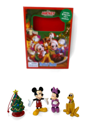 Phidal - Mickey und Freunde Weihnachtsspaß Aktivitäts- und Geschichtenbuch mit Spielfiguren (Englisch)