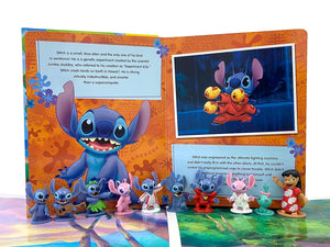 Phidal - Stitch Figur, Englisches Aktivitäts- und Geschichtenbuch mit Spielzeug