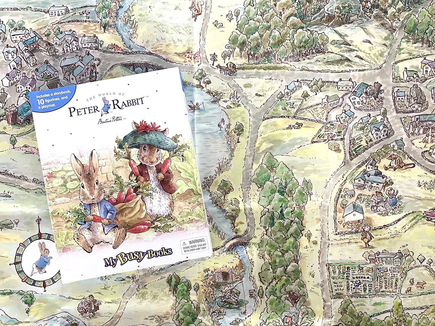 Phidal - Tavşan Peter Figür Oyuncaklı İngilizce Aktivite ve Hikaye Kitabı